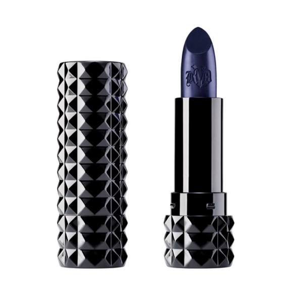 Kat Von D Other - KVD Studded Kiss Lipstick POE - GLIMMER NAVY NWT